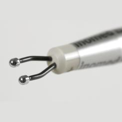Fork probe 10mm straight, ball tip 