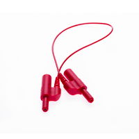 Standard adaptor red  1.5mm jack on 1.5mm pin 