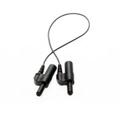Adapter black 1,5mm jack to 1.5mm pin 