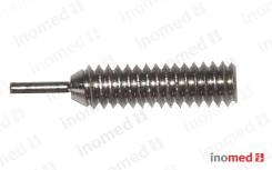 Fixation screw short hex M2 with 0.6 mm pin 