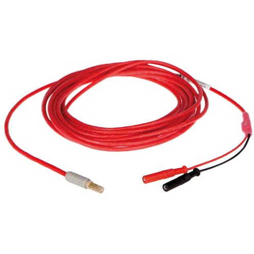 Câble de stimulation rouge, longeur câble 4 m, 