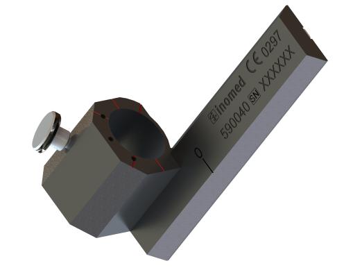 Female connector for z-rail for ZD stereotactic systems 