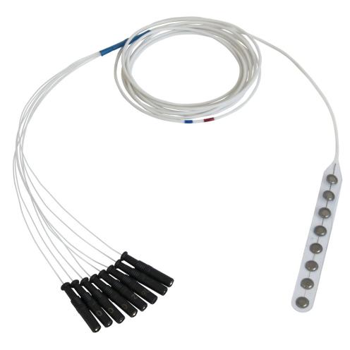 Electrode corticale à bande 8 contacts - 1 bande avec câble 